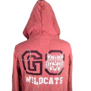Vtg Y2K Victoria's Secret Pink Arizona Wildcats Hoodie L Preppy Trashy McBling